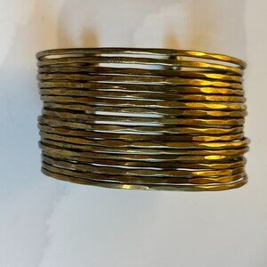 Gold Tone Bracelet - Chunky